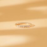 7 Moissanite Diamond Stacking Ring - Image 2