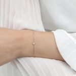 Dainty Diamond Clover Bracelet - Image 6