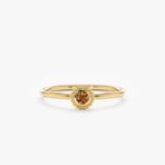 Citrine Art Deco Ring