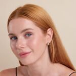 Natural Diamond Croissant Huggies - Image 5