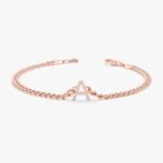 Diamond Initial Cuban Chain Bracelet - Image 4