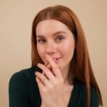 14K Solid Gold Natural Diamond Open Ribbed Ring - Image 3