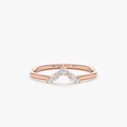 Diamond V Shape Nesting Ring