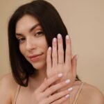 Marquise and Round Natural Diamond Nesting Ring - Image 5