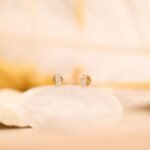 Mini Baguette Cut Natural Diamond Studs - Image 3