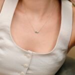 Mixed Diamond Emerald Necklace - Image 3