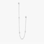 Multi Natural Diamond Hanging Chain Studs - Image 4