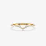 天然鑽石嵌套戒指