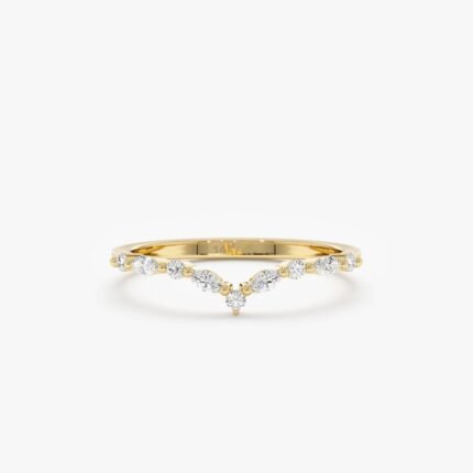 Natural Diamond Nesting Ring