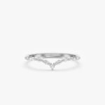 18K Solid Gold Natural Diamond Nesting Ring - Image 2