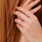 18K Solid Gold Petite Natural Diamond Half Eternity Ring - Image 4