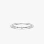 Petite Natural Diamond Stacking Ring - Image 2