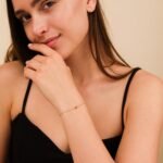 18k Solid Gold Ruby Birthstone Bracelet - Image 3