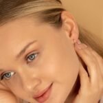 Solid Gold Diamond Bezel Huggies - Image 2