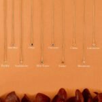 18k Solid Gold Solitaire Black Onyx Necklace - Image 5