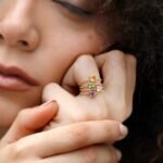 18K Solid Gold Square Amethyst Ring - Image 7