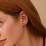 X Shape Natural Diamond Huggies - Image 5