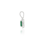 14K Solid Gold Emerald Pendant - Image 4