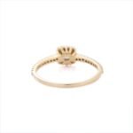 14K Solid Gold Aquamarine Ring - Image 4