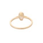 18K Solid Gold Citrine Ring - Image 4