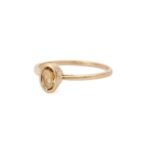 18K Solid Gold Citrine Ring - Image 3