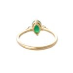 14K Solid Gold Emerald Ring - Image 6