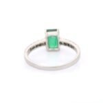 14K Solid Gold Emerald Ring - Image 6