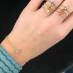 18K Solid Gold Garnet Ring - Image 2