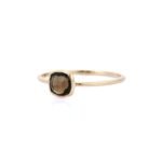 18K Solid Gold Quartz Ring - Image 3