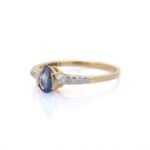 18K Solid Gold Sapphire Ring - Image 5