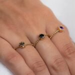 18K Solid Gold Sapphire Ring - Image 5
