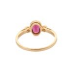14K Solid Gold Tourmaline Ring - Image 4
