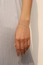 14K White Gold Diamond Bracelet - Image 2