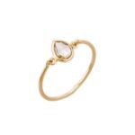 14K Solid Gold Natural Diamond Ring - Image 2