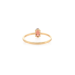 14K Solid Gold Garnet Ring - Image 5