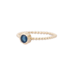 18K Solid Gold Sapphire Ring - Image 4