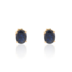 14K Solid Gold Blue Sapphire Combo Jewelry Set - Image 4