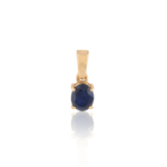 14K Solid Gold Blue Sapphire Combo Jewelry Set - Image 6