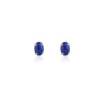 18K Solid Gold Lapis Lazuli Combo Jewelry Set - Image 6