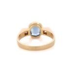 14K Gold Sapphire & Diamond Wedding Ring - Image 7
