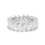 14K金多斜欖尖形戒指