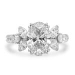 14K 金橢圓形多梨形及欖尖形戒指