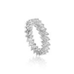 14K Gold  Diamond Multi Marquise Lab Grown Ring - Image 3