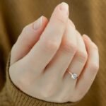 18K Solid Gold Birthstone Stone Ring - Image 3