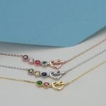 The Karat Store Birthstone Heart Minimalist Necklace - Image 3