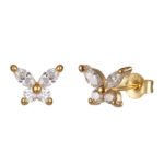 The Karat Store Natural Diamond Butterfly Stud Earring - Image 5