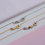 The Karat Store Birthstone Heart Minimalist Necklace - Image 6