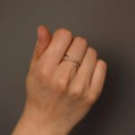 The Karat Store Cross Diamond Minimalist Ring - Image 5
