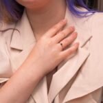 18K Solid Gold Onyx Stacking Ring - Image 3