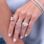 14K Gold Oval Multi Pear and Marquise Ring - Image 2